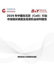 2026年中國(guó)生石灰（CaO）行業(yè)市場(chǎng)現(xiàn)狀調(diào)查及投資機(jī)會(huì)研判報(bào)告