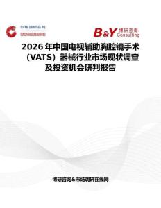 2026年中國電視輔助胸腔鏡手術（VATS）器械行業市場現狀調查及投資機會研判報告