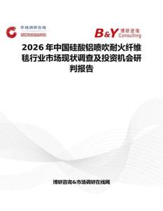 2026年中國硅酸鋁噴吹耐火纖維毯行業市場現狀調查及投資機會研判報告