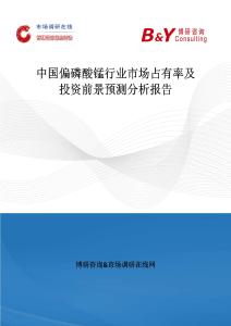中國偏磷酸錳行業(yè)市場占有率及投資前景預(yù)測分析報(bào)告