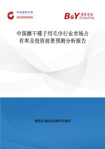 中國擦干碟子用毛巾行業市場占有率及投資前景預測分析報告