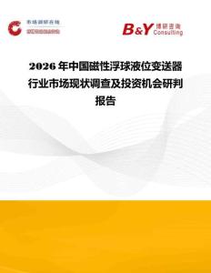 2026年中國磁性浮球液位變送器行業市場現狀調查及投資機會研判報告