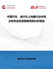 中國汽車、自行車上光蠟行業市場占有率及投資前景預測分析報告