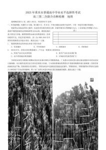 2025年重慶康德高考模擬二地理試卷含答案