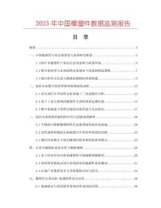 2025年中國橡塑件數據監測報告