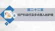 《婦產科護理學》課件   第二十二章 婦產科診療及手術病人的護理