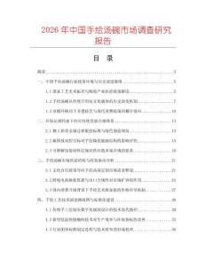 2026年中國手繪湯碗市場調查研究報告