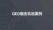 GEO服務(wù)實(shí)戰(zhàn)案例