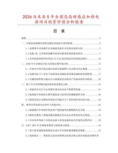 2026及未来5年全固态高频感应加热电源项目投资价值分析报告