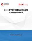 2026年中國針閥體行業(yè)市場規(guī)模及競爭格局分析報告