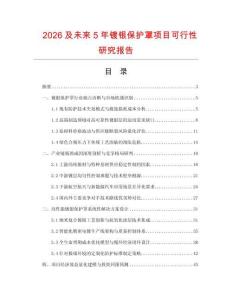 2026及未來5年鍍銀保護罩項目可行性研究報告