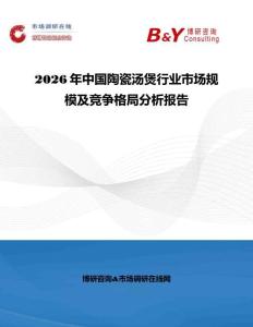 2026年中國陶瓷湯煲行業市場規模及競爭格局分析報告