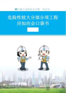 中八危險(xiǎn)性較大分部分項(xiàng)工程應(yīng)知應(yīng)會(huì)口袋書