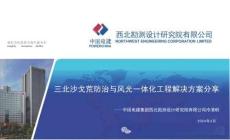 三北沙戈荒防治与风光一体化工程解决方案-中国电建