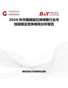 2026年中國螺旋拉伸彈簧行業市場規模及競爭格局分析報告