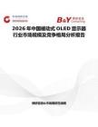 2026年中國被動式OLED顯示器行業市場規模及競爭格局分析報告
