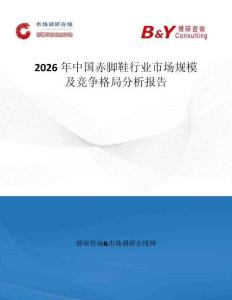 2026年中國赤腳鞋行業市場規模及競爭格局分析報告