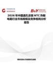 2026年中國通孔安裝NTC熱敏電阻行業市場規模及競爭格局分析報告