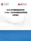 2026年中國船舶監測系統（VMS）行業市場規模及競爭格局分析報告