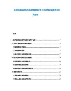 區(qū)塊鏈基礎(chǔ)設(shè)施市場(chǎng)發(fā)展趨勢(shì)分析與未來(lái)投資戰(zhàn)略咨詢(xún)研究報(bào)告