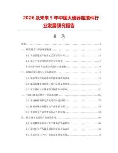 2026及未來(lái)5年中國(guó)大便器連接件行業(yè)發(fā)展研究報(bào)告