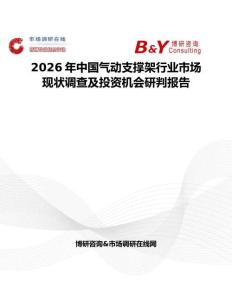 2026年中國氣動支撐架行業市場現狀調查及投資機會研判報告