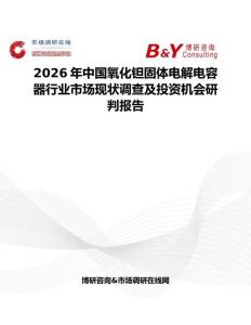 2026年中國氧化鉭固體電解電容器行業市場現狀調查及投資機會研判報告