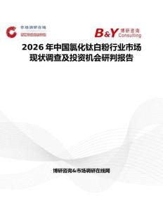 2026年中國氯化鈦白粉行業市場現狀調查及投資機會研判報告