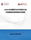 2026年中國蒸汽水療手推車行業(yè)市場規(guī)模及競爭格局分析報告
