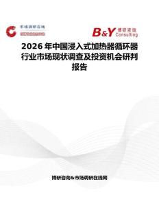 2026年中國浸入式加熱器循環器行業市場現狀調查及投資機會研判報告