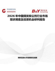 2026年中国煤炭抑尘剂行业市场现状调查及投资机会研判报告