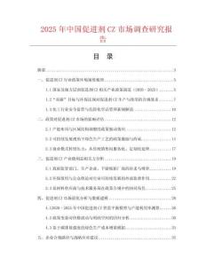 2025年中國(guó)促進(jìn)劑CZ市場(chǎng)調(diào)查研究報(bào)告