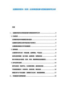 法國(guó)奢侈配飾（時(shí)尚）全球渠道拓展與營(yíng)銷創(chuàng)新研究分析