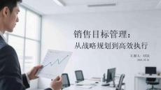 銷售目標管理：從戰略規劃到高效執行
