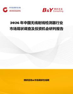 2026年中國無線射線檢測器行業市場現狀調查及投資機會研判報告