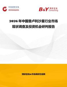 2026年中國普盧利沙星行業市場現狀調查及投資機會研判報告