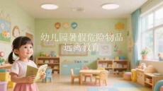幼儿园暑假危险物品远离教育