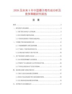 2026及未來5年中國鑷子筒市場分析及競爭策略研究報告
