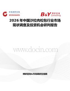 2026年中國沙拉肉松包行業市場現狀調查及投資機會研判報告