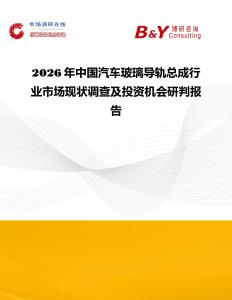 2026年中國汽車玻璃導軌總成行業市場現狀調查及投資機會研判報告