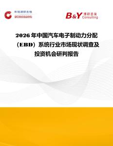 2026年中國汽車電子制動力分配（EBD）系統行業市場現狀調查及投資機會研判報告