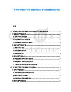 多哥電子商務平臺信用體系構建與中小企業融資服務研究