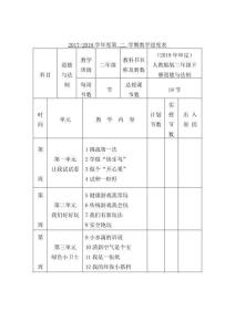 (完整版)2018部編新人教版二年級下冊道德與法治全冊最新版教案