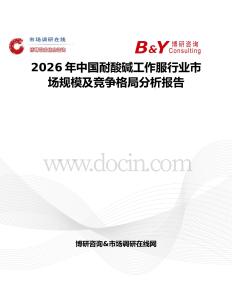 2026年中國(guó)耐酸堿工作服行業(yè)市場(chǎng)規(guī)模及競(jìng)爭(zhēng)格局分析報(bào)告