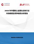 2026年中國稀土金屬化合物行業市場規模及競爭格局分析報告