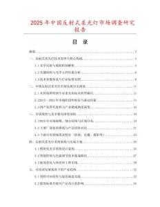 2025年中国反射式柔光灯市场调查研究报告