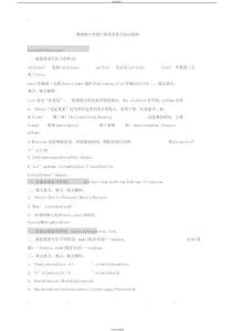 冀教版六年級(上冊)英語復習知識點匯總