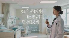 婦產科醫生醫患溝通質控課件