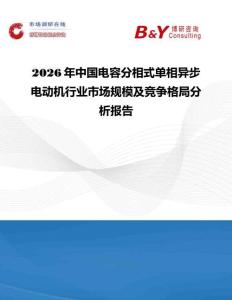 2026年中國(guó)電容分相式單相異步電動(dòng)機(jī)行業(yè)市場(chǎng)規(guī)模及競(jìng)爭(zhēng)格局分析報(bào)告