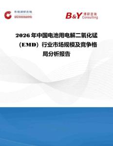 2026年中國電池用電解二氧化錳（EMD）行業(yè)市場規(guī)模及競爭格局分析報(bào)告